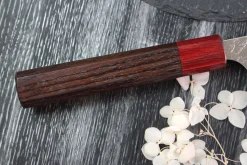 Couteau de chef japonais artisanal Yoshimi Kato Minamo SG2 Tsuchime 24cm