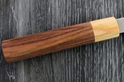 Couteau de chef japonais artisanal Kei Kobayashi SG2 Octogone 24cm