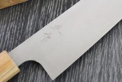 Couteau de chef japonais artisanal Kei Kobayashi SG2 Octogone 21cm