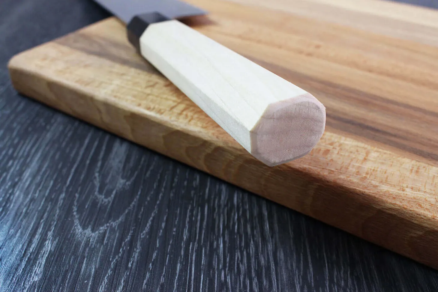 Couteau de chef japonais artisanal Masakage Shimo 24cm Shirogami
