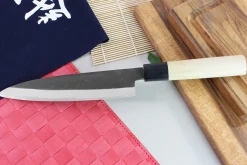 Couteau de chef japonais artisanal Yoshihiro Kogeta White 2 steel