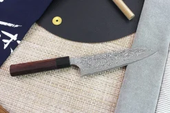 Couteau de chef japonais artisanal Masakage Kumo 18cm damas 63 couches