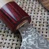 Couteau de chef japonais artisanal Yoshimi Kato 18cm VG10 Nickel Damascus cerisier