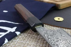 Couteau de chef japonais artisanal Masakage Kumo 21cm damas 63 couches