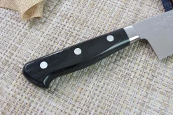 Couteau de chef japonais artisanal Takamura VG10 Tsuchime 18cm