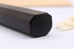 Couteau de chef japonais artisanal Kagekiyo Yoshikazu Tanaka Black Damas Aogami 21cm
