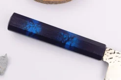 Couteau de chef japonais 21cm Sakai Takayuki Nanairo Blue Damas VG10
