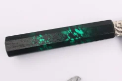 Couteau de chef japonais 21cm Sakai Takayuki Nanairo Green Damas VG10