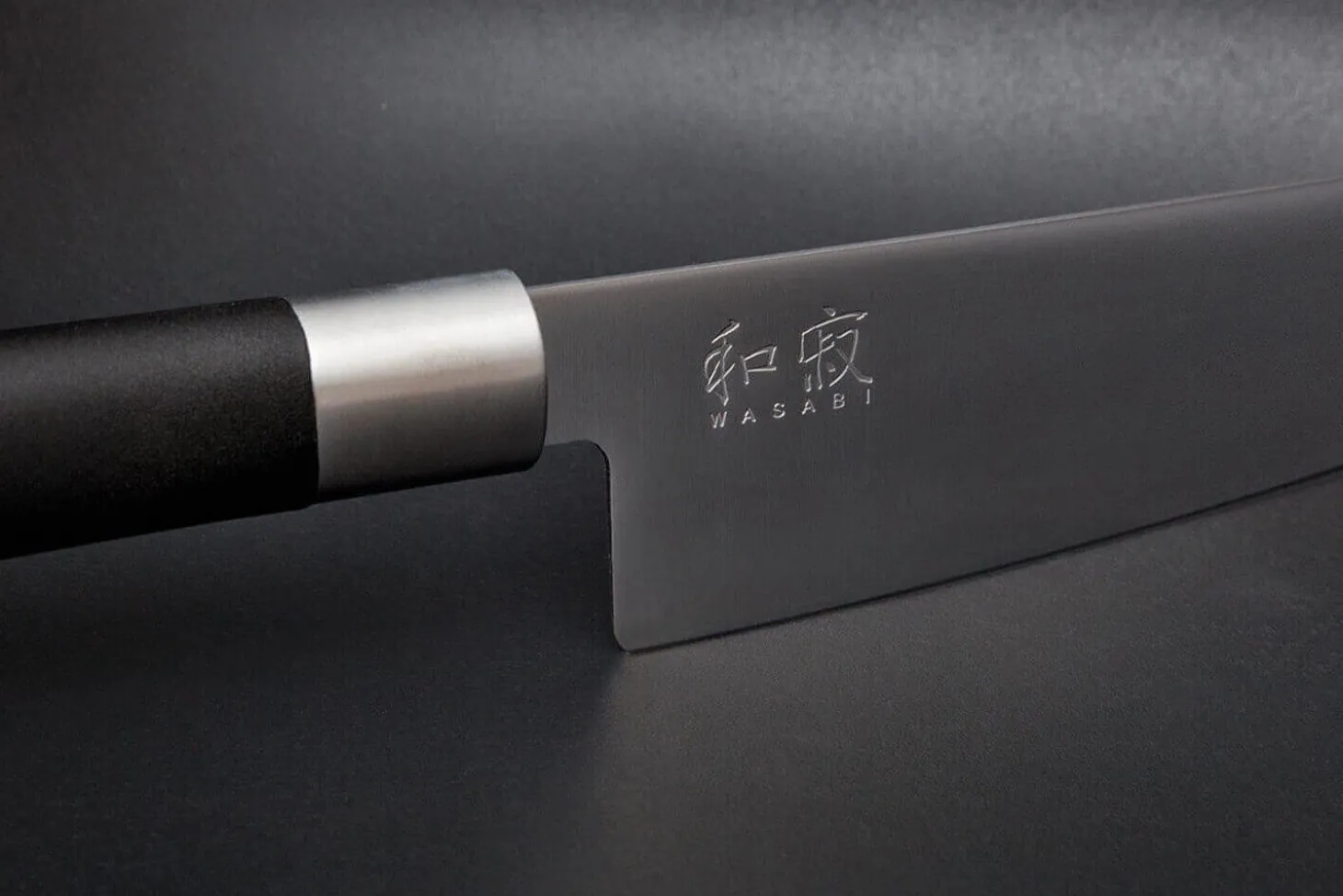 Couteau de chef japonais KAI Wasabi Black lame 15cm