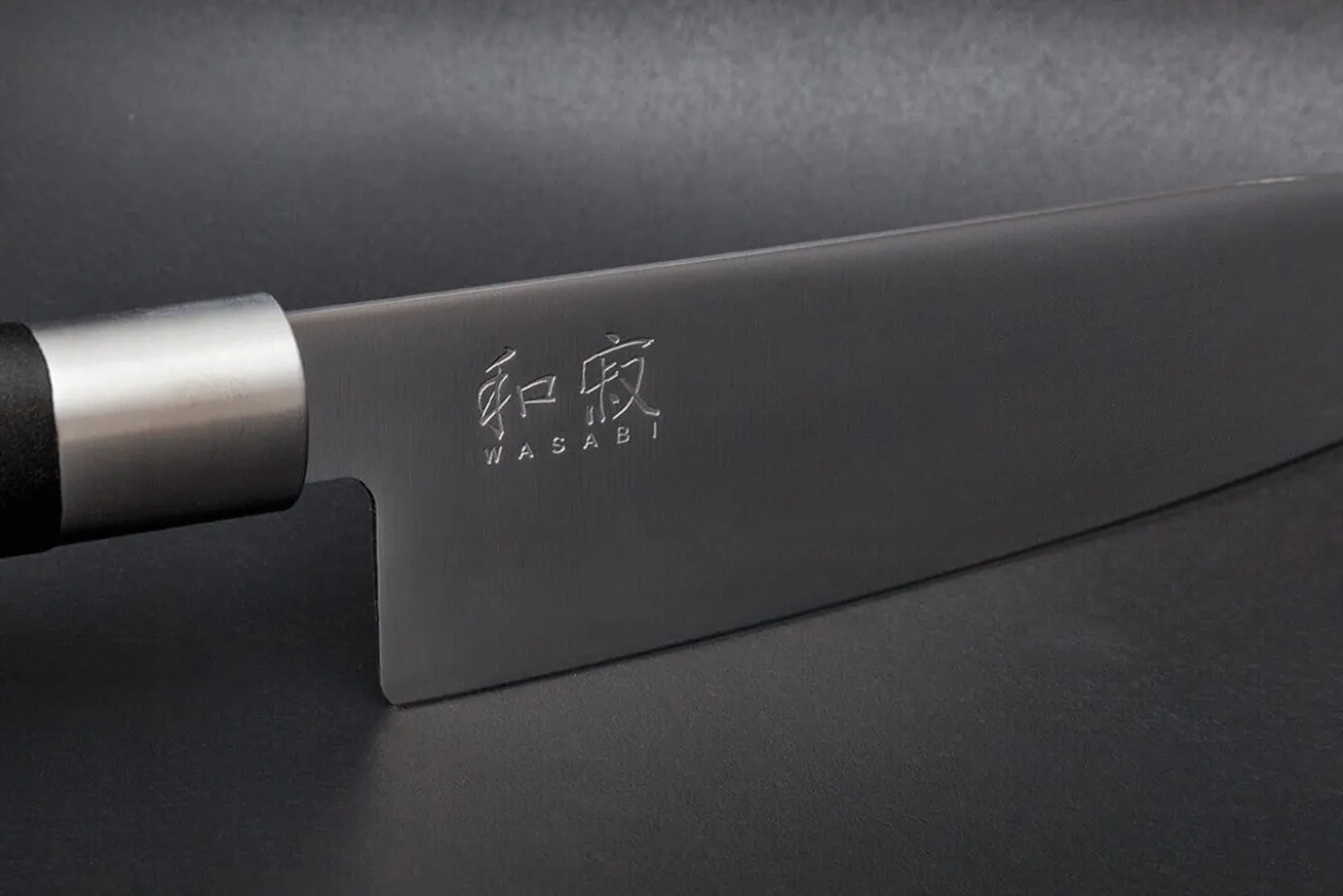 Couteau de chef japonais KAI Wasabi Black lame 23.5cm