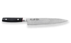 Couteau de chef japonais Kanetsugu Saiun 23cm damas 65 couches