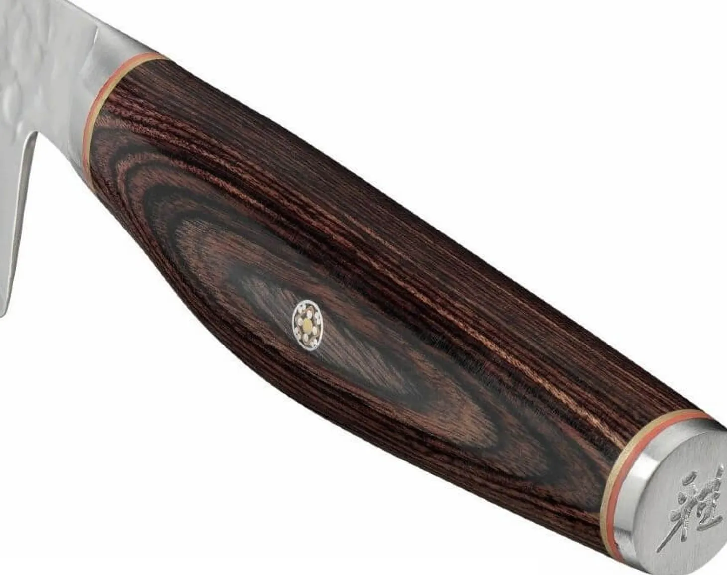 Couteau de chef japonais Miyabi 6000MCT lame martelée 24cm + manche en Pakka