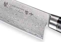 Couteau de chef japonais Tamahagane Kyoto lame 24cm acier damas VG5