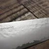 Couteau de chef japonais Tamahagane Tsubame lame martelée 15cm acier VG5