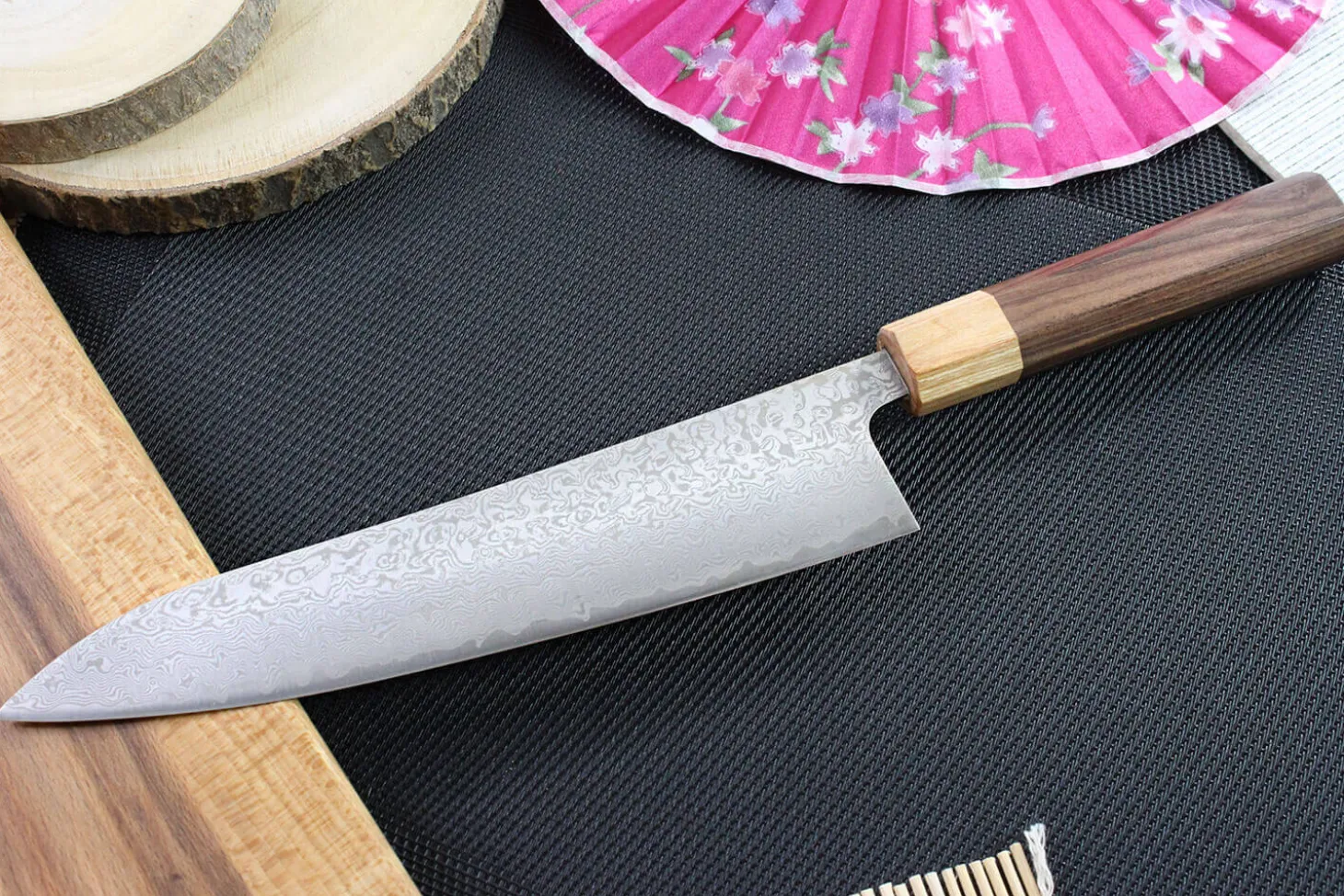 Couteau de chef japonais Tsunehisa SLD Damas 21cm