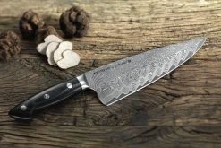 Couteau de chef japonais Zwilling Kramer Euro Stainless 26cm damassé manche en micarta