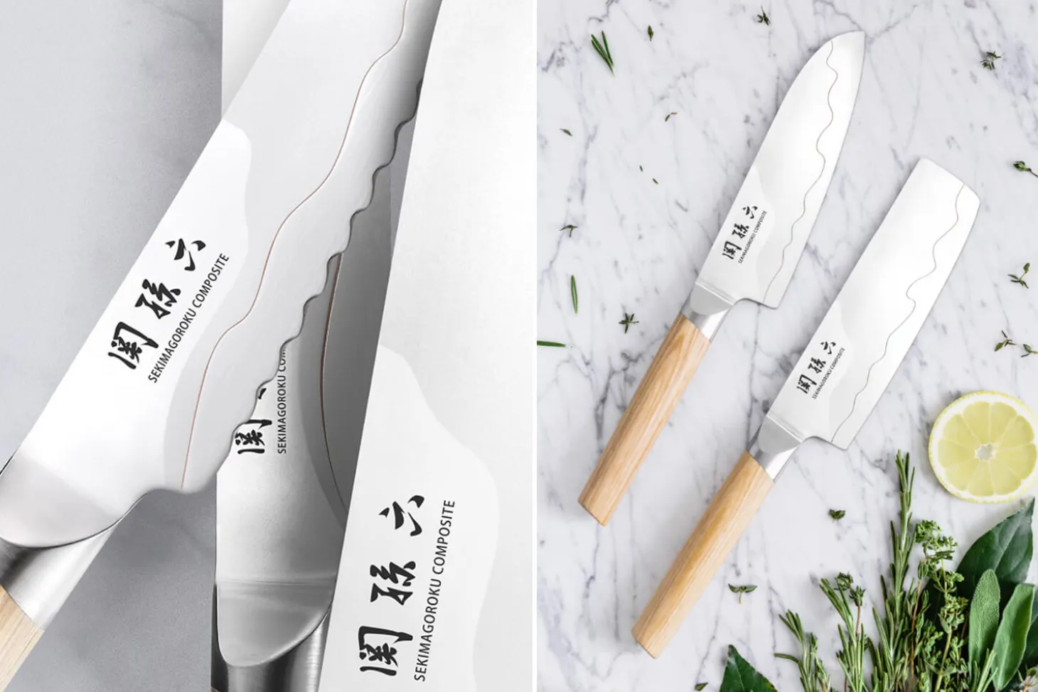 Couteau de chef Kai Seki Magoroku Composite lame 20cm