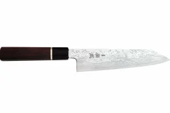 Couteau de chef kiritsuke 21cm japonais artisanal Sukenari SG2 damas