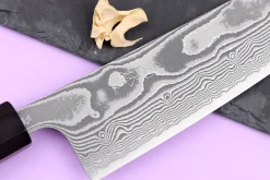 Couteau de chef kiritsuke 21cm japonais artisanal Yuzo Kanko Damas SG2