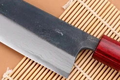 Couteau de chef kiritsuke japonais artisanal Wusaki Yuzo BS2 damas 21cm