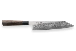 Couteau de chef Kiritsuke japonais Kanetsugu Zuiun acier SPG2 damas 21cm