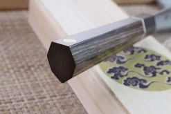 Couteau de chef Kiritsuke japonais Kanetsugu Zuiun acier SPG2 damas 21cm