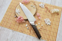 Couteau de chef Kutoyama lame 20cm et manche en bois d'ébène