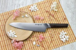 Couteau de chef Kutoyama lame 20cm et manche en bois d'ébène