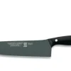 Couteau de chef lame anti-adhérente 25cm manche noir M&G