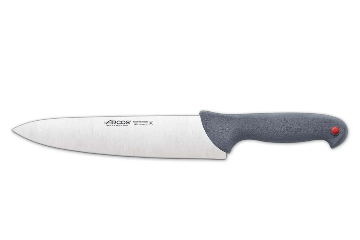 Couteau de chef professionnel Arcos Colour Prof 241100 lame 25cm avec manche en PP