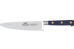 Couteau de chef Sabatier Idéal Bleu Abysse 100% forgé lame 15cm