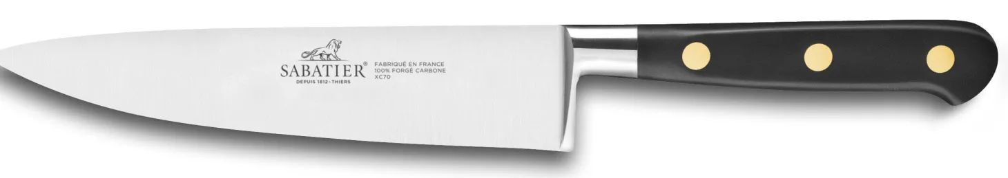 Couteau de chef SABATIER Idéal Carbone 100% forgé lame 15cm