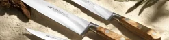 Couteau de chef SABATIER Provençao 100% forgé 20cm manche olivier