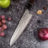 Couteau de chef Sayuto Desert Damas martelé 21cm