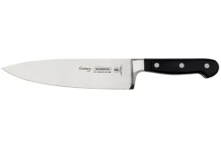 Couteau de chef Tramontina Century lame forgée 20cm manche polycarbonate noir