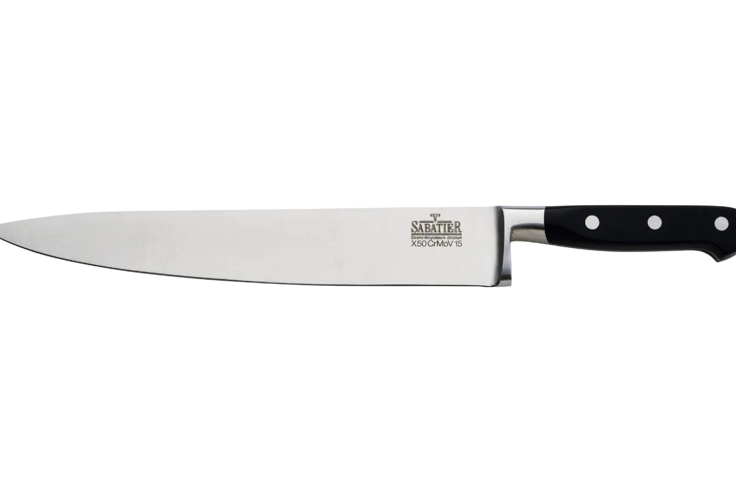 Couteau de Chef V. Sabatier lame inox 25cm manche ABS