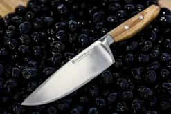 Couteau de chef Wüsthof Amici forgé 16cm en bois d'olivier