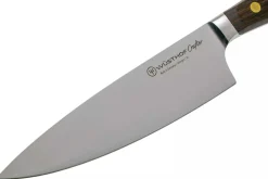 Couteau de chef Wüsthof Crafter forgé 16cm en chêne fumé