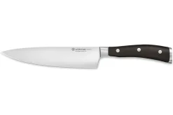 Couteau de chef Wüsthof Ikon forgé 18cm en bois de grenadille