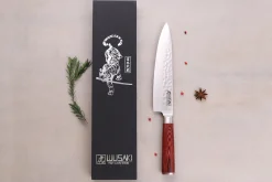 Couteau de chef Wusaki Pakka X50 20cm manche pakkawood