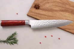 Couteau de chef Wusaki Pakka X50 20cm manche pakkawood