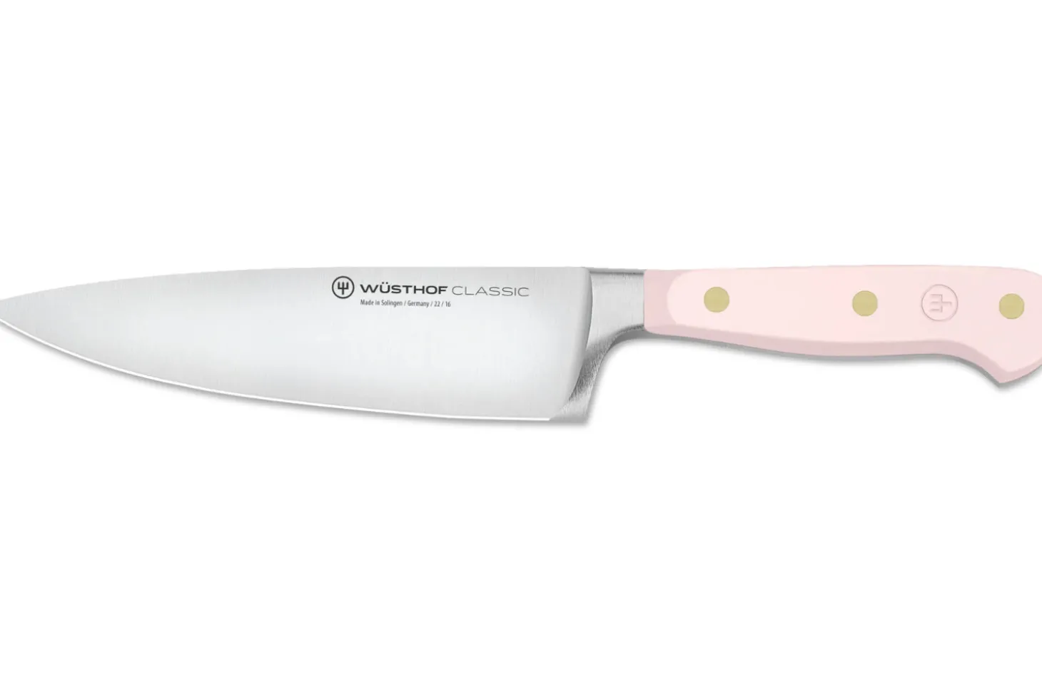 Couteau de chef Wusthof Classic Colour Pink Himalayan Salt forgé lame 16cm