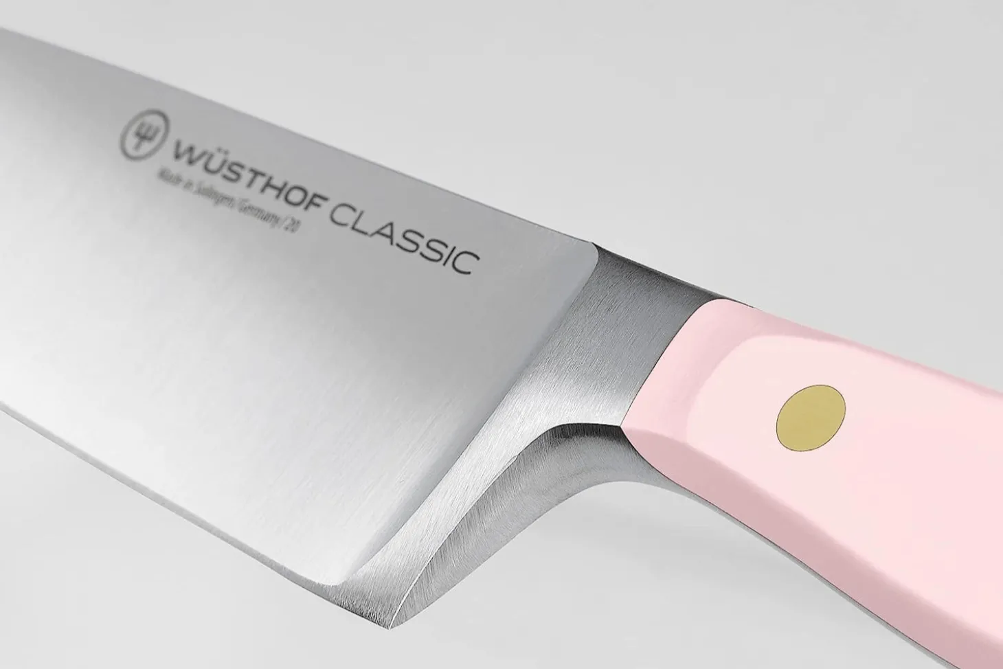 Couteau de chef Wusthof Classic Colour Pink Himalayan Salt forgé lame 16cm