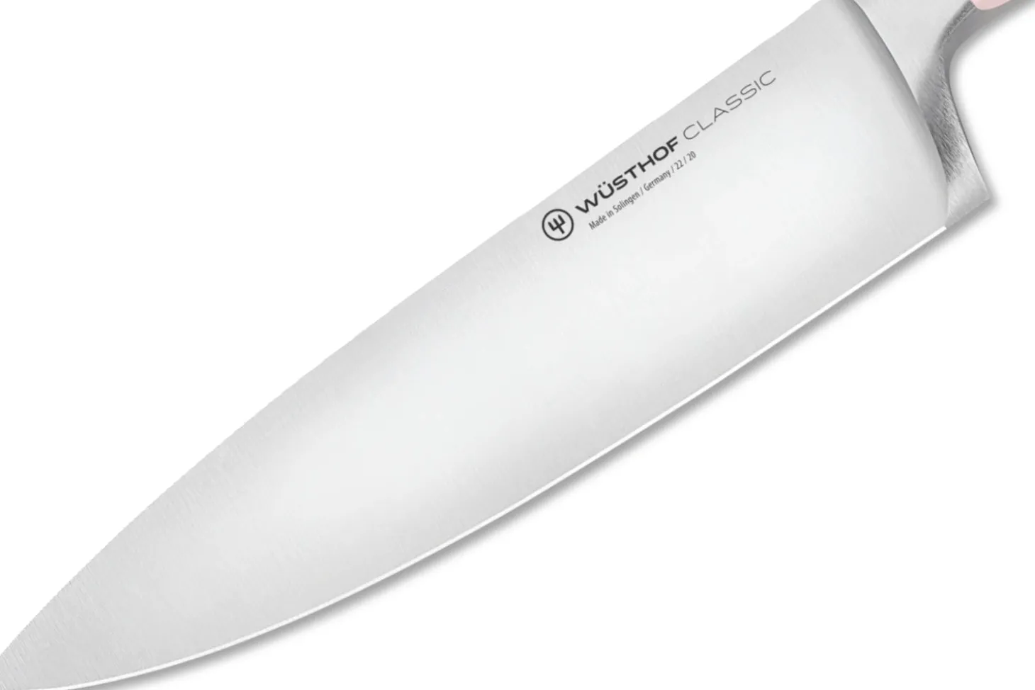 Couteau de chef Wusthof Classic Colour Pink Himalayan Salt forgé lame 20cm