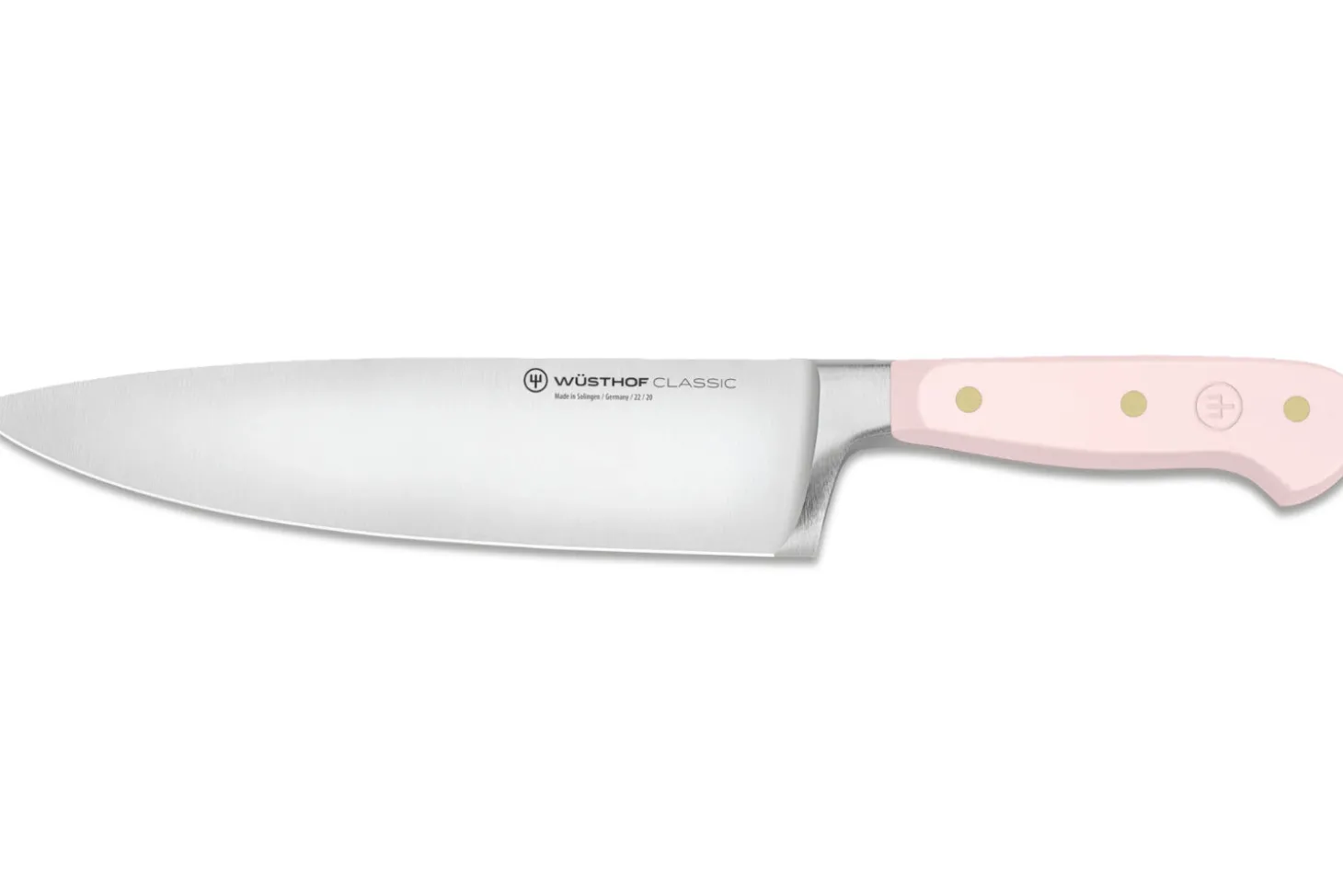 Couteau de chef Wusthof Classic Colour Pink Himalayan Salt forgé lame 20cm