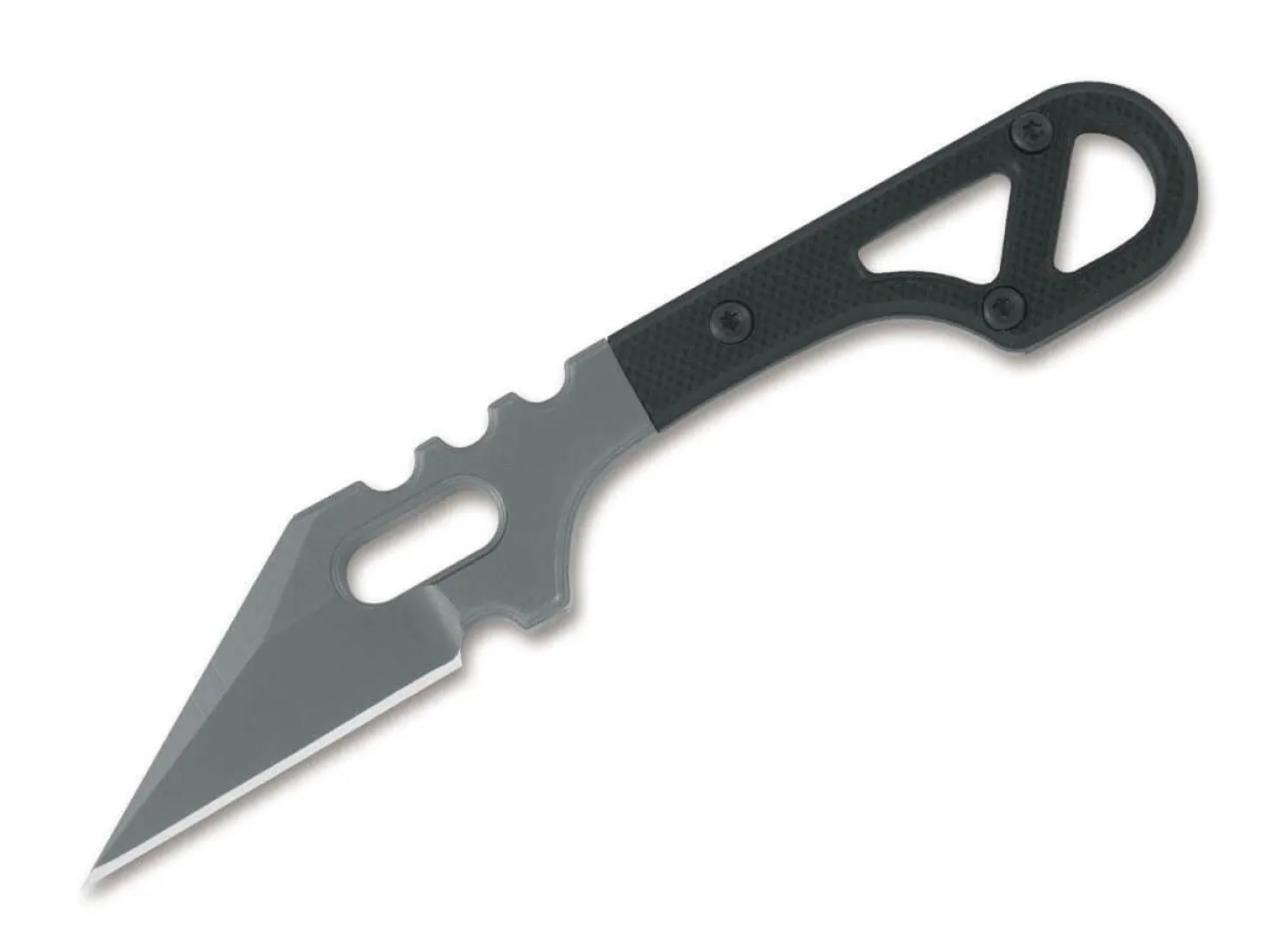 Couteau de cou Black Fox BF728 Spike G10 4cm + étui