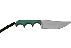 Couteau de cou CRKT Minimalist 2394 lame katana 9cm manche micarta + étui