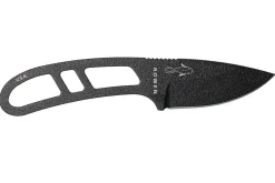 Couteau de cou Esee Candiru CAN-BE lame acier carbone 5,1cm manche ajouré en acier + étui