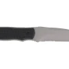 Couteau de cou Herbertz 103407 lame tanto 7cm manche polymère noir + étui