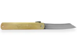 Couteau de poche Higonokami Kanetsune lame 9cm manche laiton